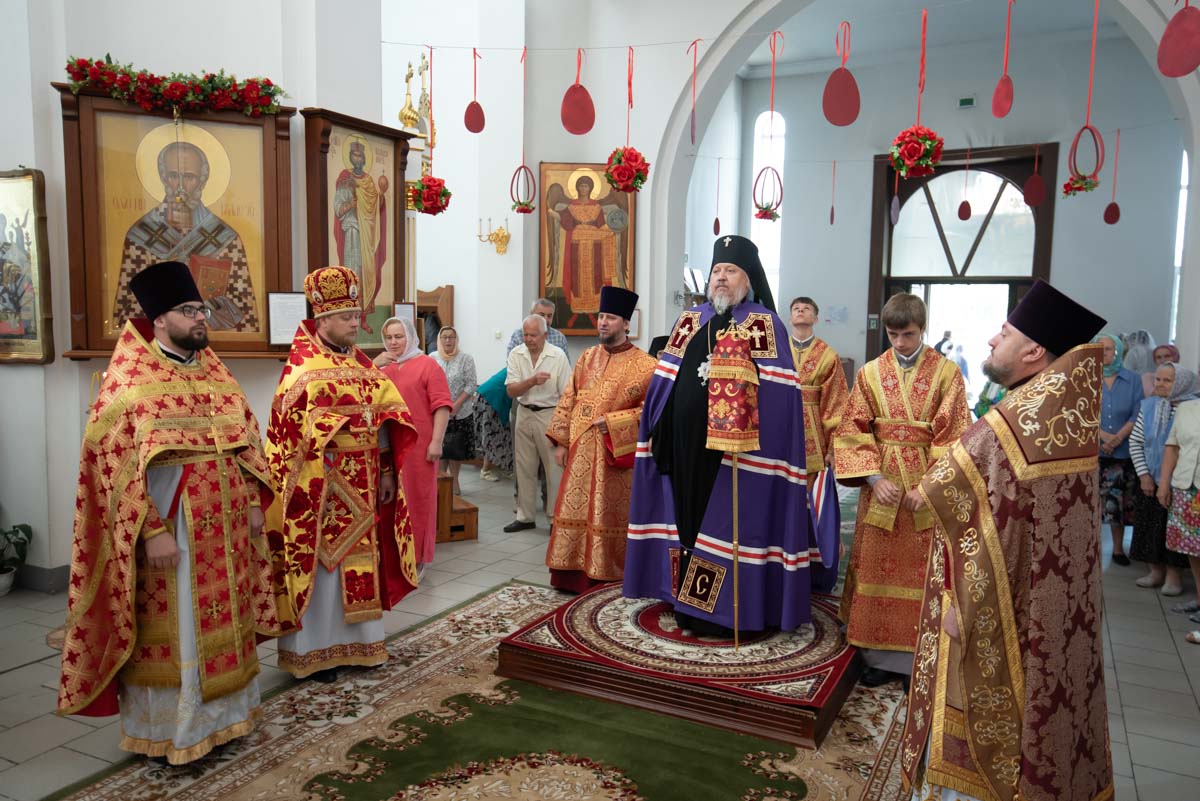 Божественная литургия в Неделю 6-ю по Пасхе, о слепом